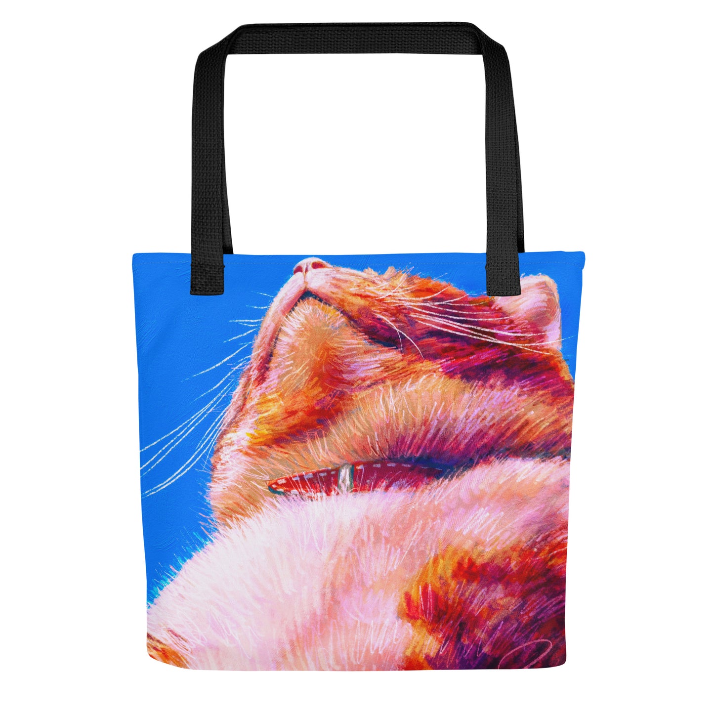 Close Encounters Collection - "Chonk" Tote Bag | Tote Bag with Fat Orange Cat