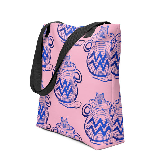 Capybara Zodiac - 11 - Aquarius Tote Bag JoyousJoyfulJoyness 