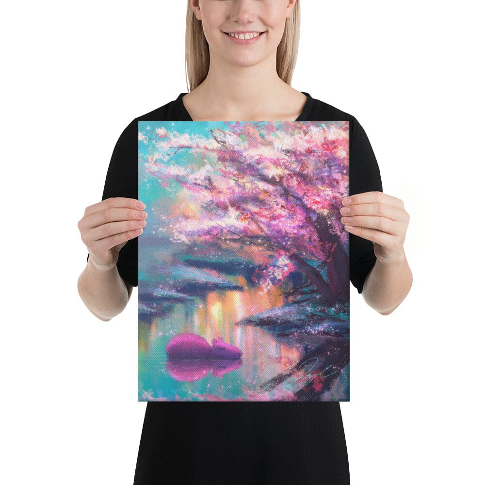 Four Seasons Collection - "Capybara in Spring" Painting [Unfoiled] Posters, Prints, & Visual Artwork JoyousJoyfulJoyness 