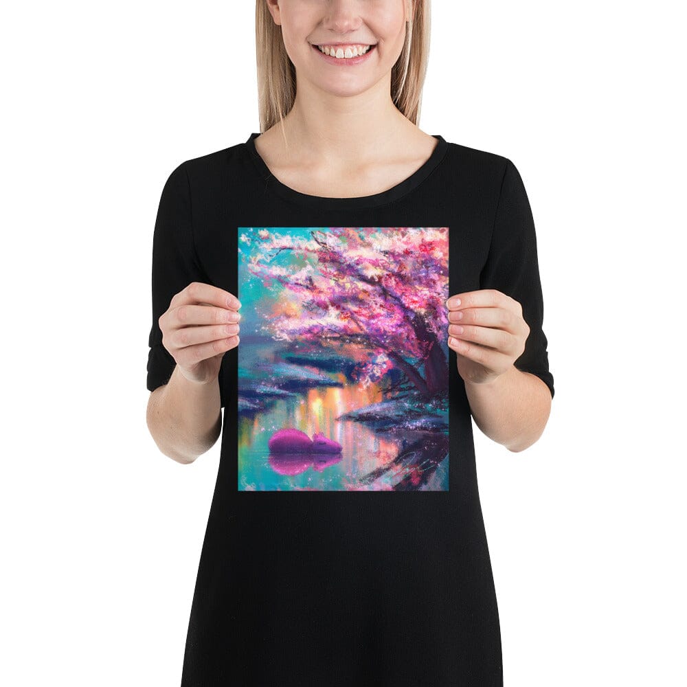 Four Seasons Collection - "Capybara in Spring" Painting [Unfoiled] Posters, Prints, & Visual Artwork JoyousJoyfulJoyness 