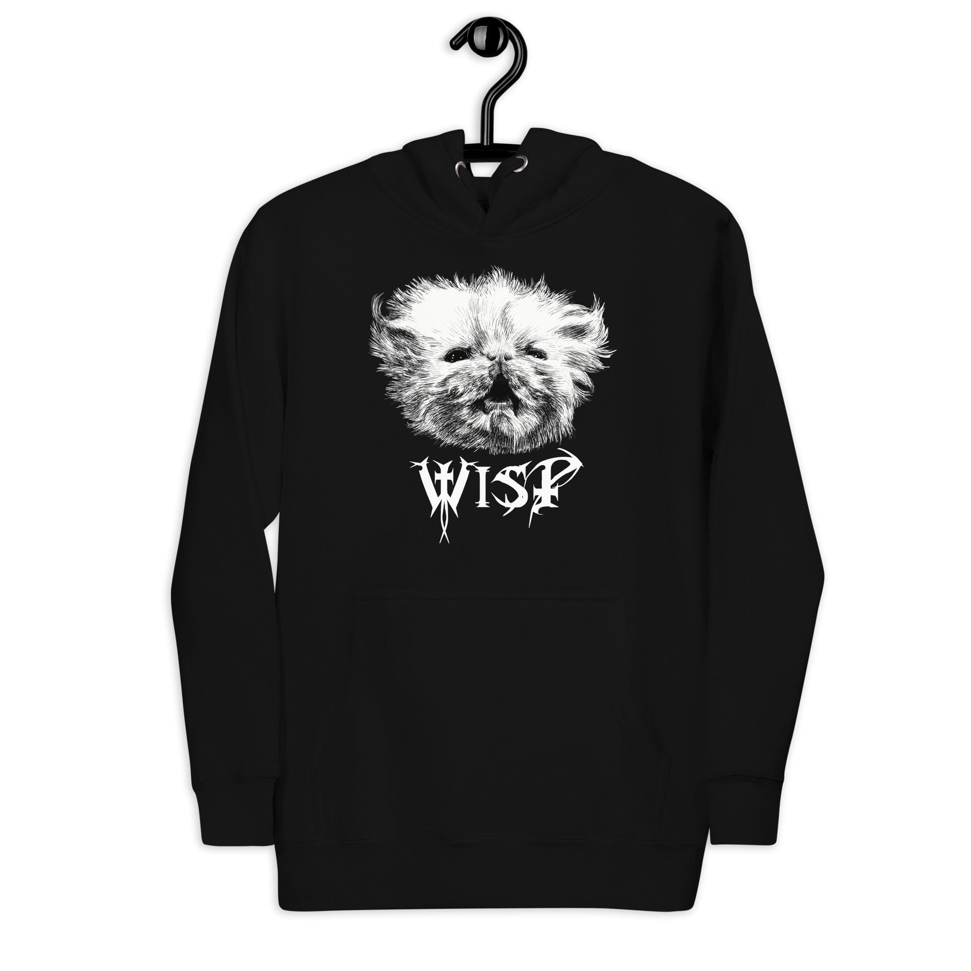 BLACK Metal Wisp Hoodie [Unfoiled] (All net proceeds go to Rags to